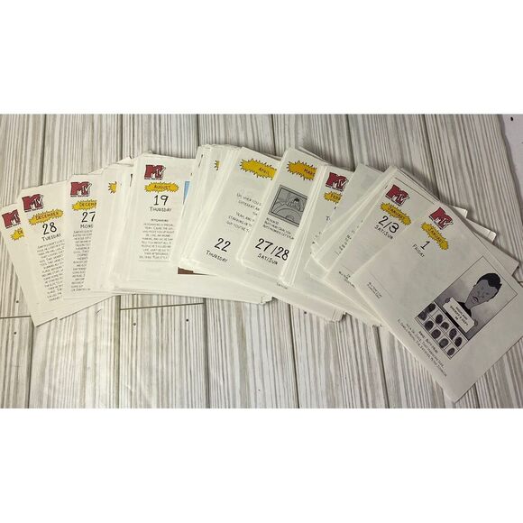 Beavis and Butthead This Sucks Change It 1999 At a Glance Calendar Pages Project - Picture 1 of 7